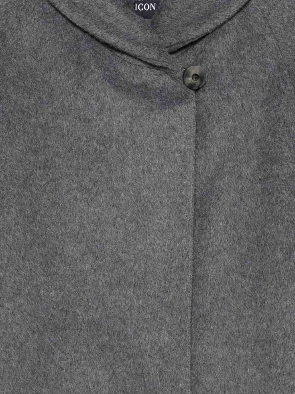 The Best Shops EMPORIO ARMANI: Cuellos altos y polos - Suéter Con Cuello Alto - Gris