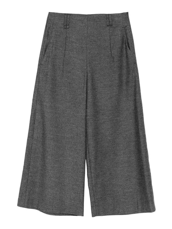 EMPORIO ARMANI: Pantalons casual - Pantalons Décontractés - Gris