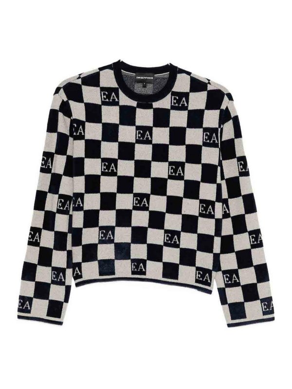 EMPORIO ARMANI: クルーネック - クルーネック - ベージュ