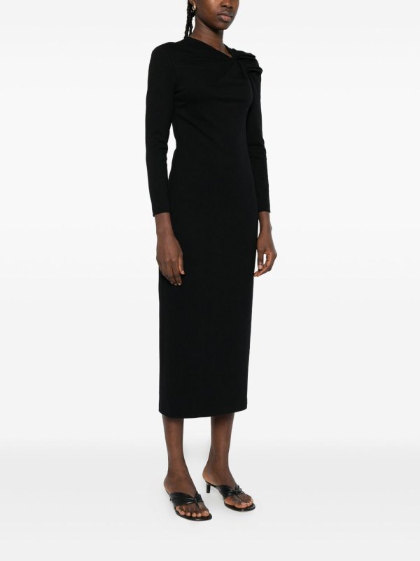 The Best Shops EMPORIO ARMANI: Vestidos media pierna - Vestido Midi - Negro