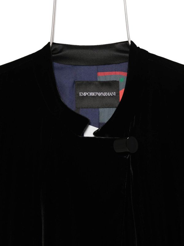 EMPORIO ARMANI: Ledermäntel online - Ledermantel - Schwarz