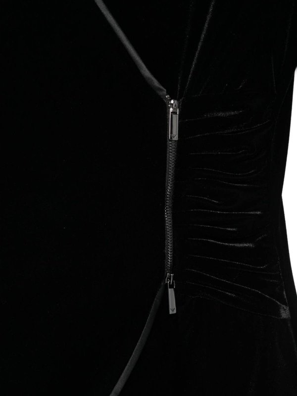 EMPORIO ARMANI: blazers online - Velvet Blazer Jacket