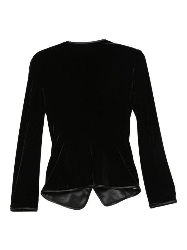 The Best Shops EMPORIO ARMANI: blazers - Velvet Blazer Jacket