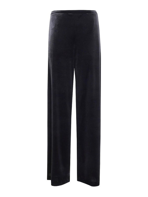 EMPORIO ARMANI: casual trousers - Velvet Trousers