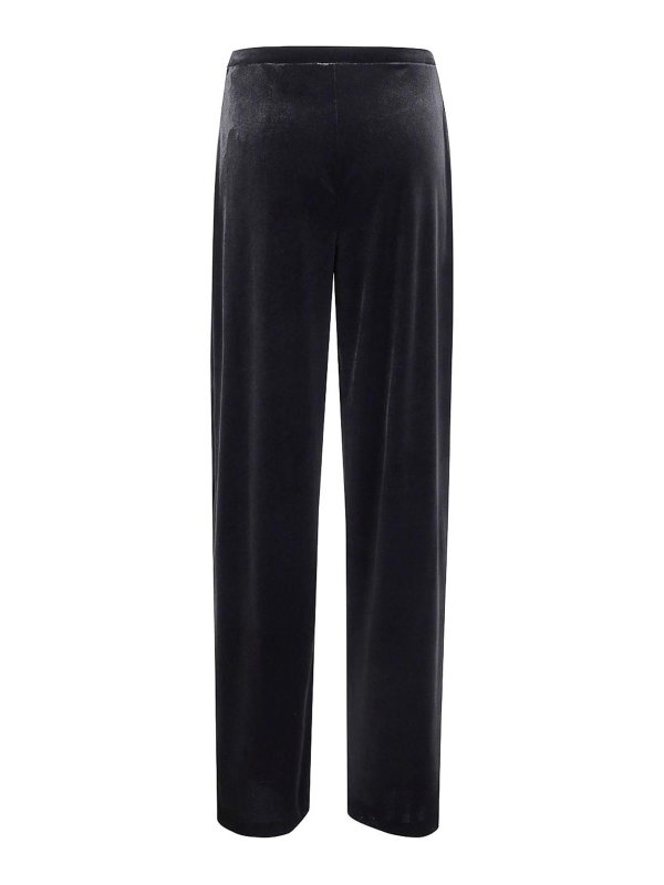 EMPORIO ARMANI: casual trousers online - Velvet Trousers