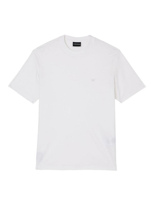 EMPORIO ARMANI: t-shirt - T-shirt in misto cotone