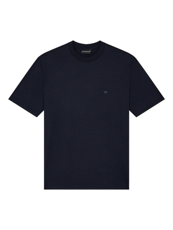EMPORIO ARMANI: Tシャツ online - Tシャツ - ブルー