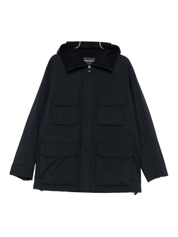 EMPORIO ARMANI: parka - Parka in nylon
