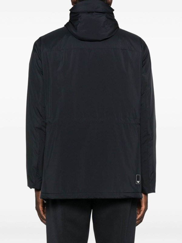 Parka in nylon shop online: EMPORIO ARMANI