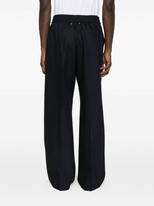 GOLDEN GOOSE: casual trousers online - Wool Wide-Leg Trousers