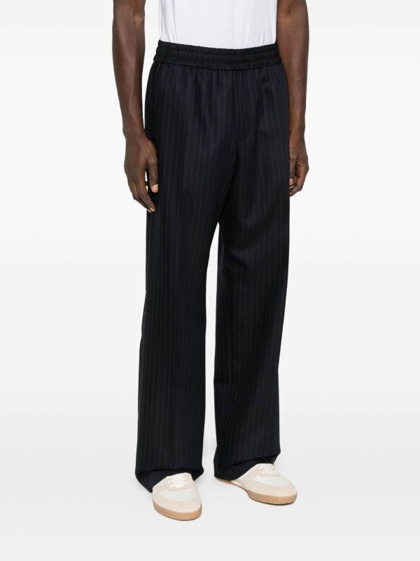 Wool Wide-Leg Trousers shop online: GOLDEN GOOSE