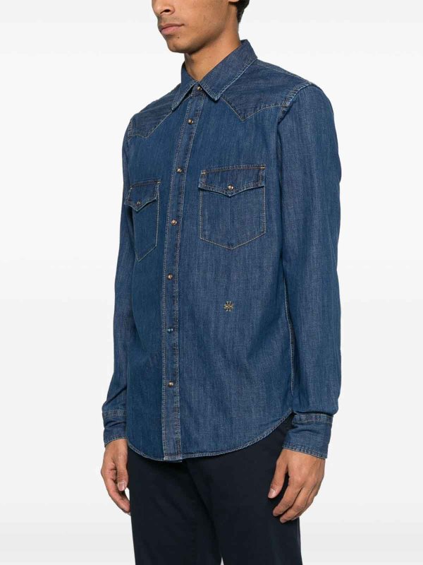 The Best Shops JACOB COHEN: shirts - Cotton Western Shirt