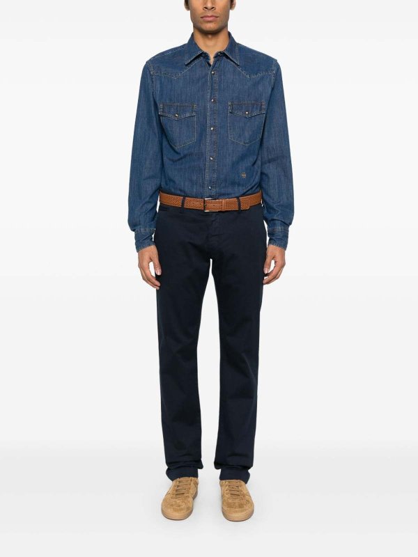 Cotton Western Shirt shop online: JACOB COHEN