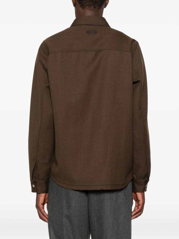The Best Shops JACOB COHEN: shirts - Wool Shirt Jacket