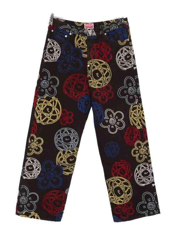 KENZO: Pantalons casual - Pantalons Décontractés - Marron