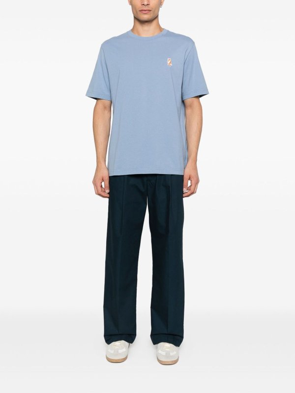 Standing Fox Cotton T-Shirt shop online: MAISON KITSUNÉ