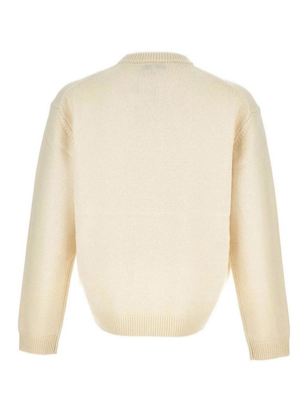 MAISON KITSUNÉ: クルーネック online - クルーネック - ベージュ