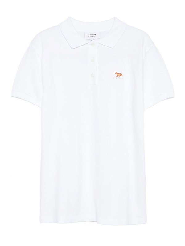 MAISON KITSUNÉ: polo shirts - Baby Fox Cotton Polo Shirt