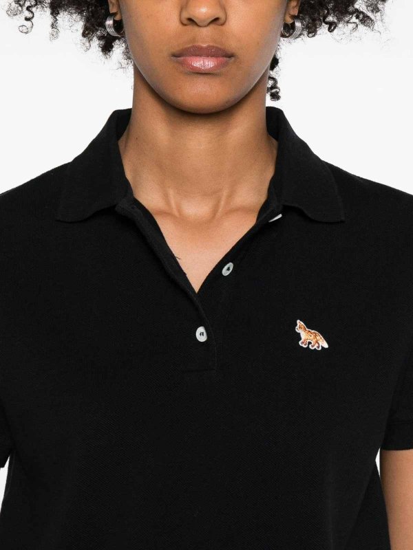 MAISON KITSUNÉ: polo shirts online - Baby Fox Cotton Polo Shirt