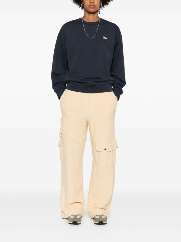 Baby Fox Cotton Sweatshirt shop online: MAISON KITSUNÉ