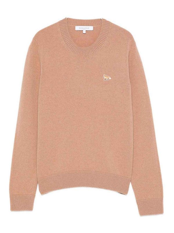 MAISON KITSUNÉ: crew necks - Baby Fox Wool Jumper