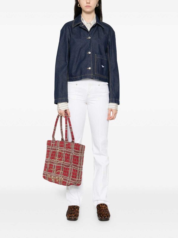 The Best Shops MAISON KITSUNÉ: giacche denim - Giacca di jeans corta