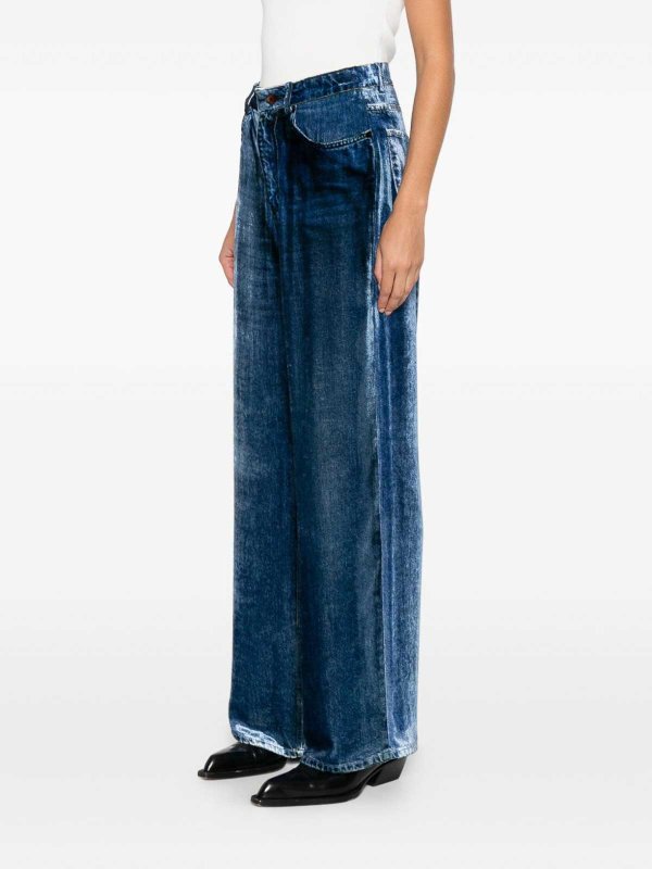 PIERRE-LOUIS MASCIA: Jeans à jambe droite online - Jean Droit - Bleu