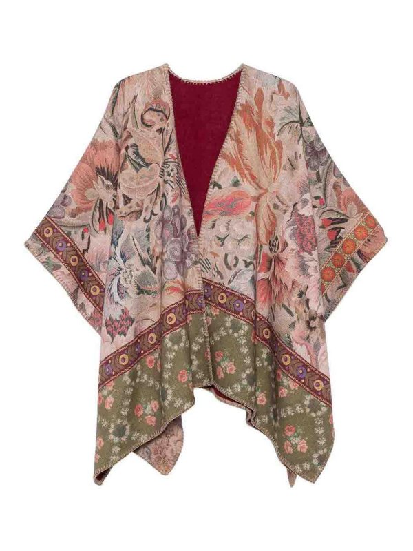 PIERRE-LOUIS MASCIA: Capes & Ponchos - Cape - Rot