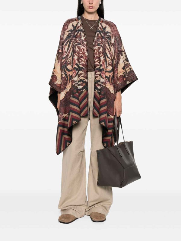 PIERRE-LOUIS MASCIA buy online Wool Printed Poncho