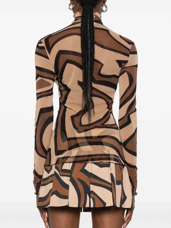 Printed Midi Dress shop online: EMILIO PUCCI