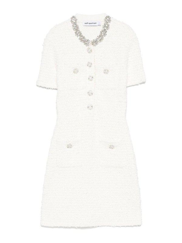Self Portrait: Robes courtes - Robe Courte - Beige