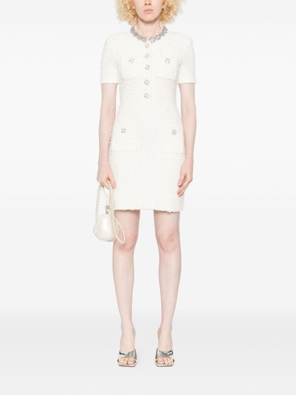 Self Portrait: Robes courtes online - Robe Courte - Beige