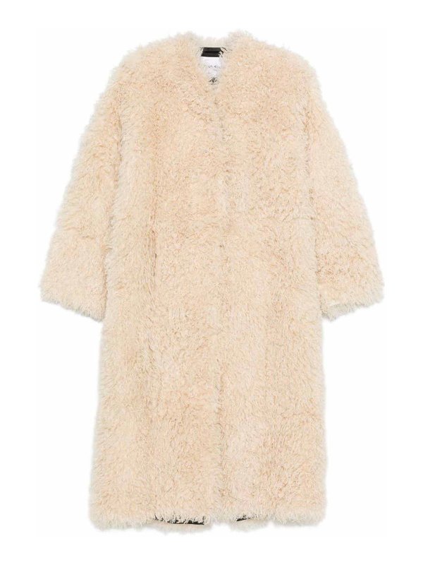 STAND STUDIO: 毛皮＆シアリングコート - 毛皮/ムートンコート - 白