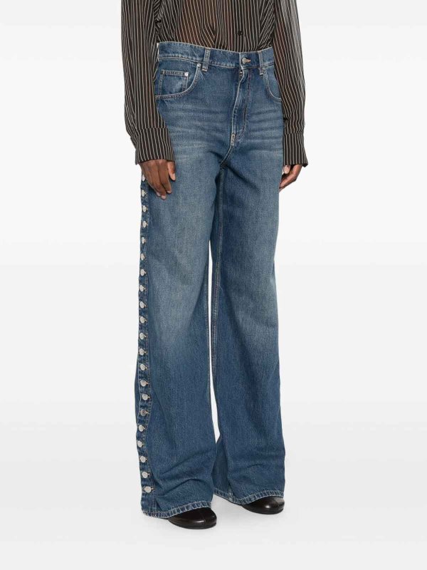 The Best Shops STELLA McCARTNEY: straight leg jeans - Wide-Leg Denim Jeans