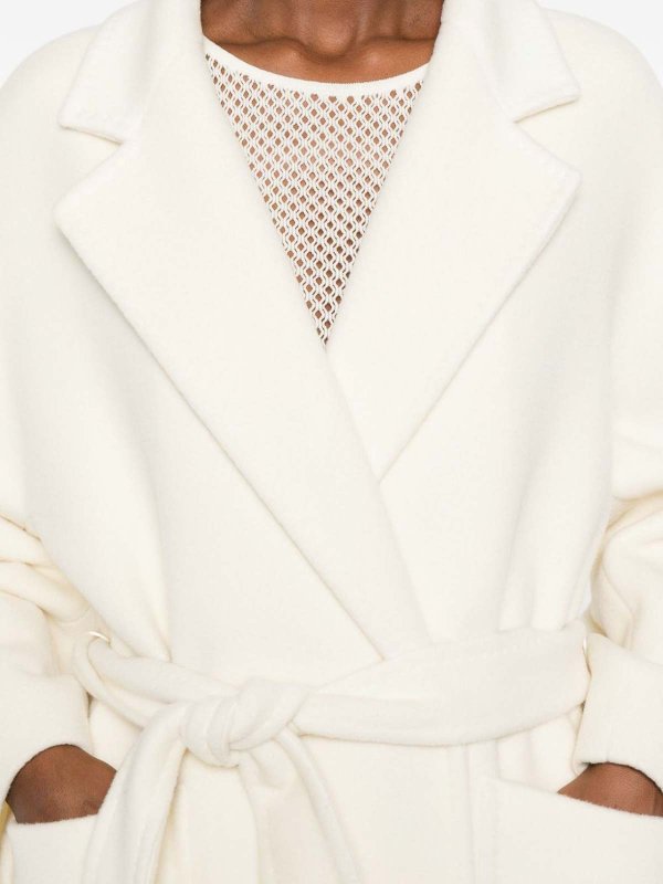 TAGLIATORE: long coats online - Wool Long Coat
