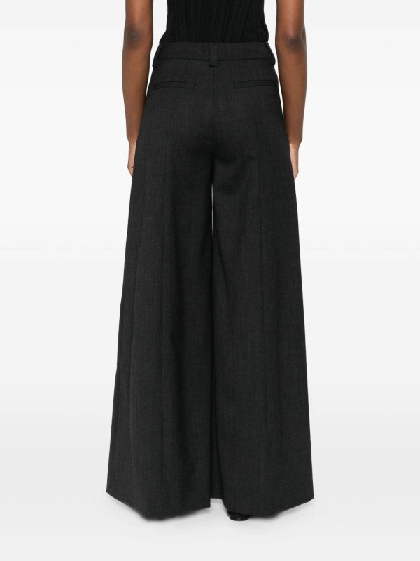 THELATEST: casual trousers online - Alma Wool Blend Wide-Leg Trousers