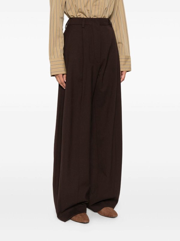 THELATEST: casual trousers online - Billie Wool Blend Wide-Leg Trousers