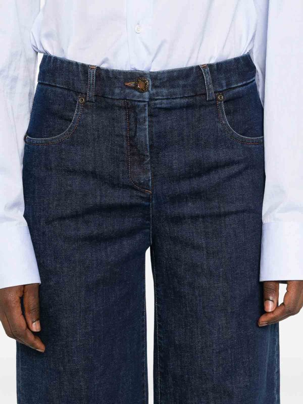 The Best Shops VIA MASINI 80: Pantalons casual - Pantalons Décontractés - Bleu