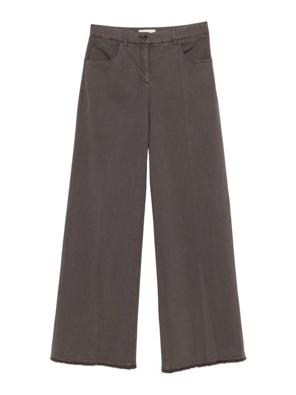 VIA MASINI 80: カジュアルトラウザー - カジュアルパンツ - ブラウン