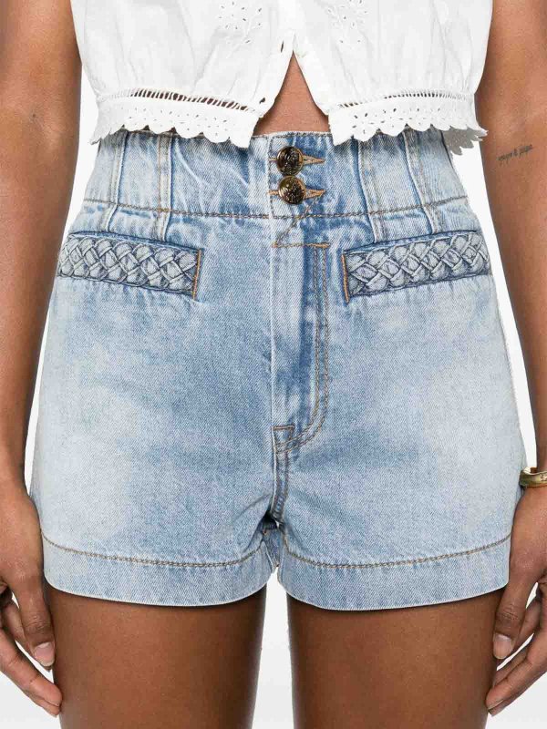 The Best Shops ZIMMERMANN: Shorts - Short - Bleu