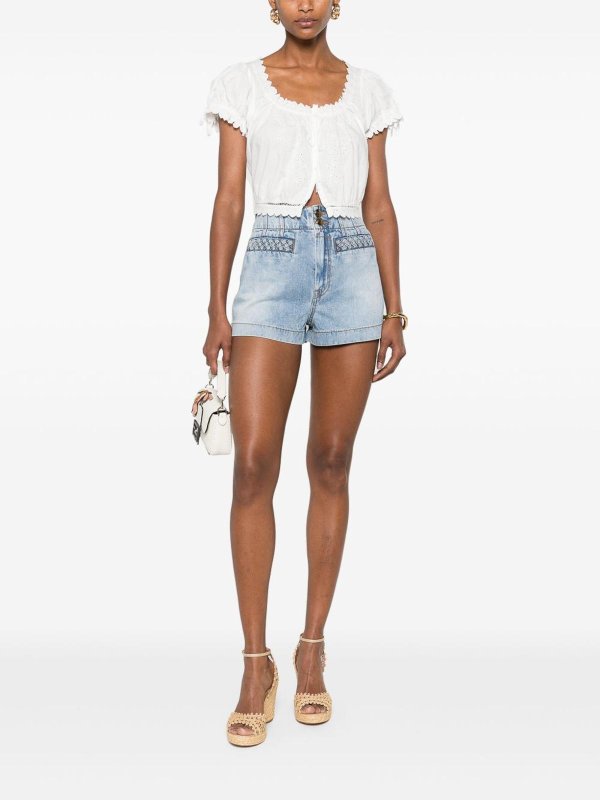 Short - Bleu shop online: ZIMMERMANN