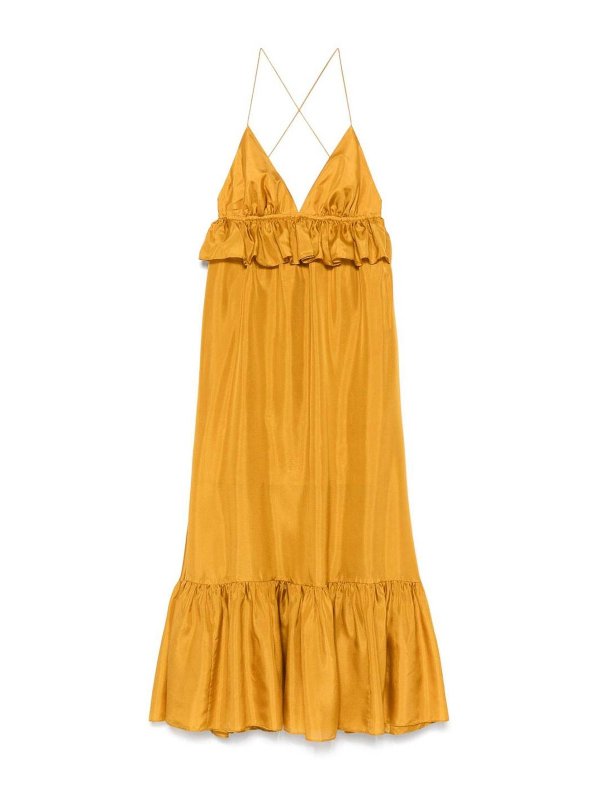 ZIMMERMANN: maxi dresses - Rhiannon Silk Maxi Dress