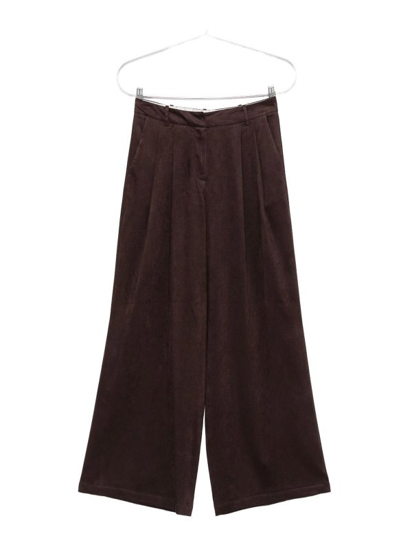 ALYSI: Pantalones casual - Pantalón Casual - Marrón