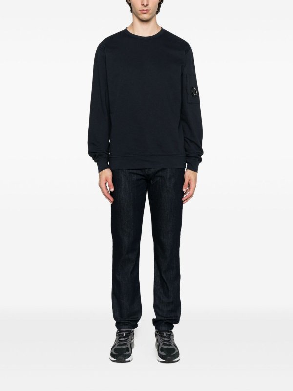 C.P. COMPANY: crew necks online - Cotton Crewneck Sweatshirt