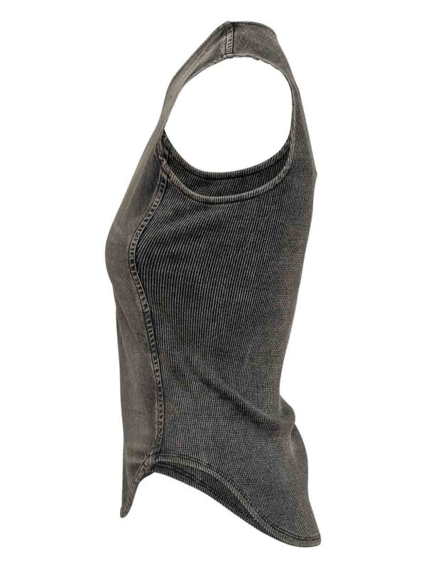 DIESEL: Tops & Tank tops online - Oval-D Cotton Top