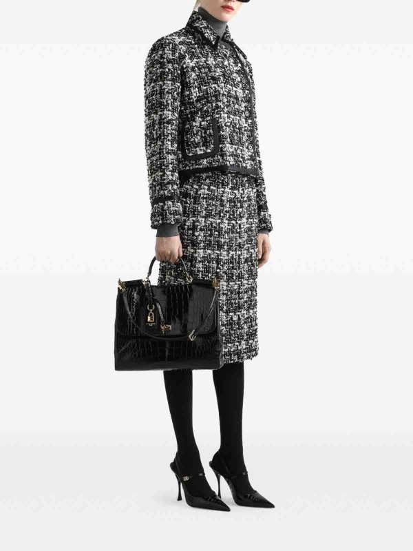 Wool Blend Tweed Jacket shop online: DOLCE & GABBANA