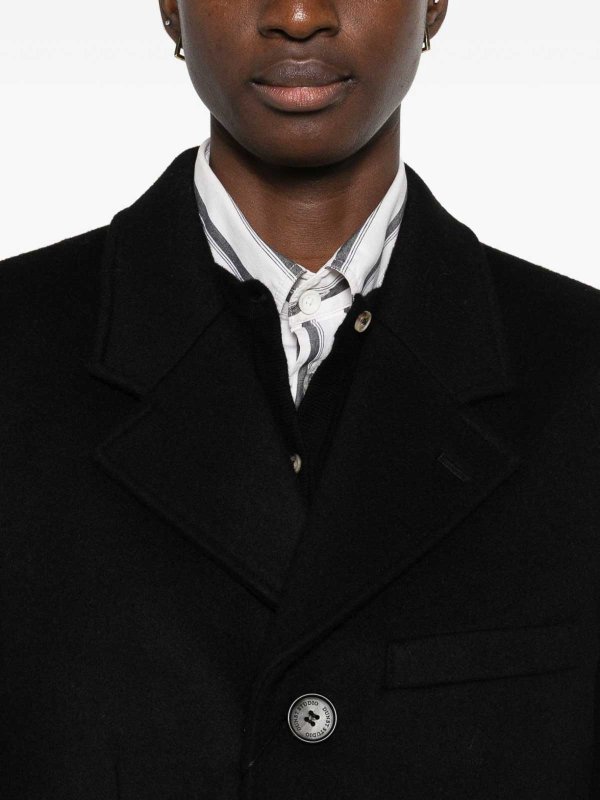 DUNST: ニーレングスコート online - 膝丈コート - 黒