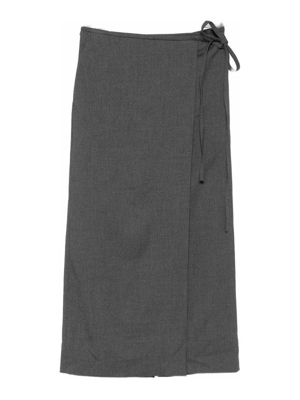 DUNST: Knielange und Midi Röcke - Midirock - Grau
