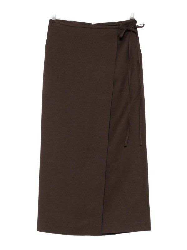 DUNST: Jupes midi et au genou - Jupe Midi - Marron