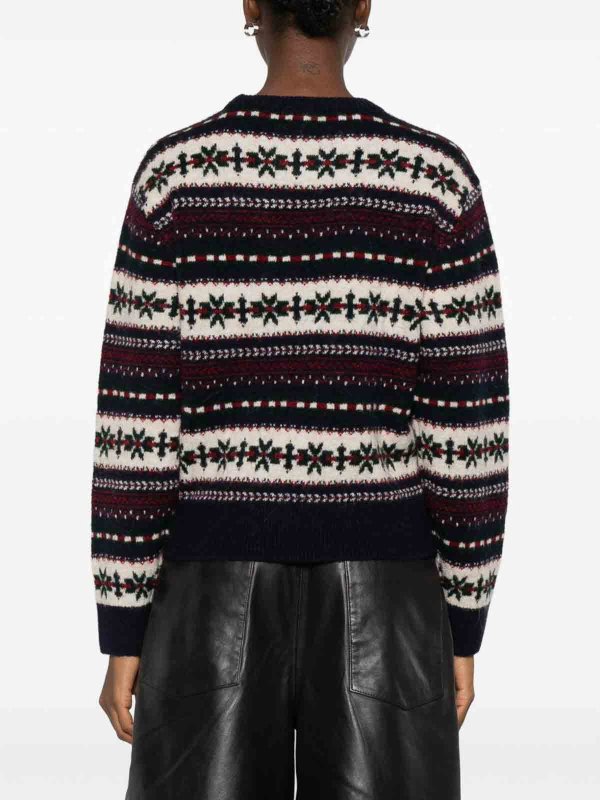 DUNST: Suéteres con cuello pico online - Suéter Cuello Redondo - Azul